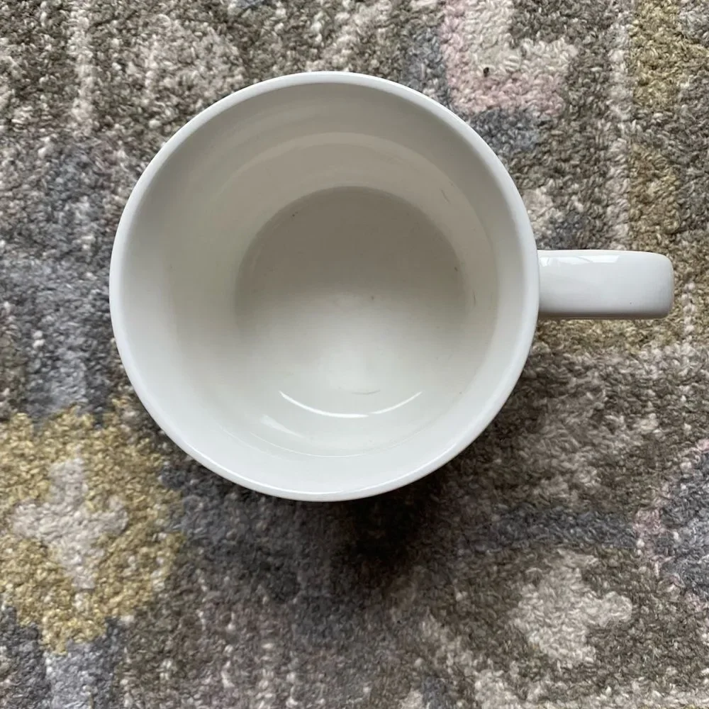 Opalhouse White Coffee Cup (I don’t Sweat I Sparkle)